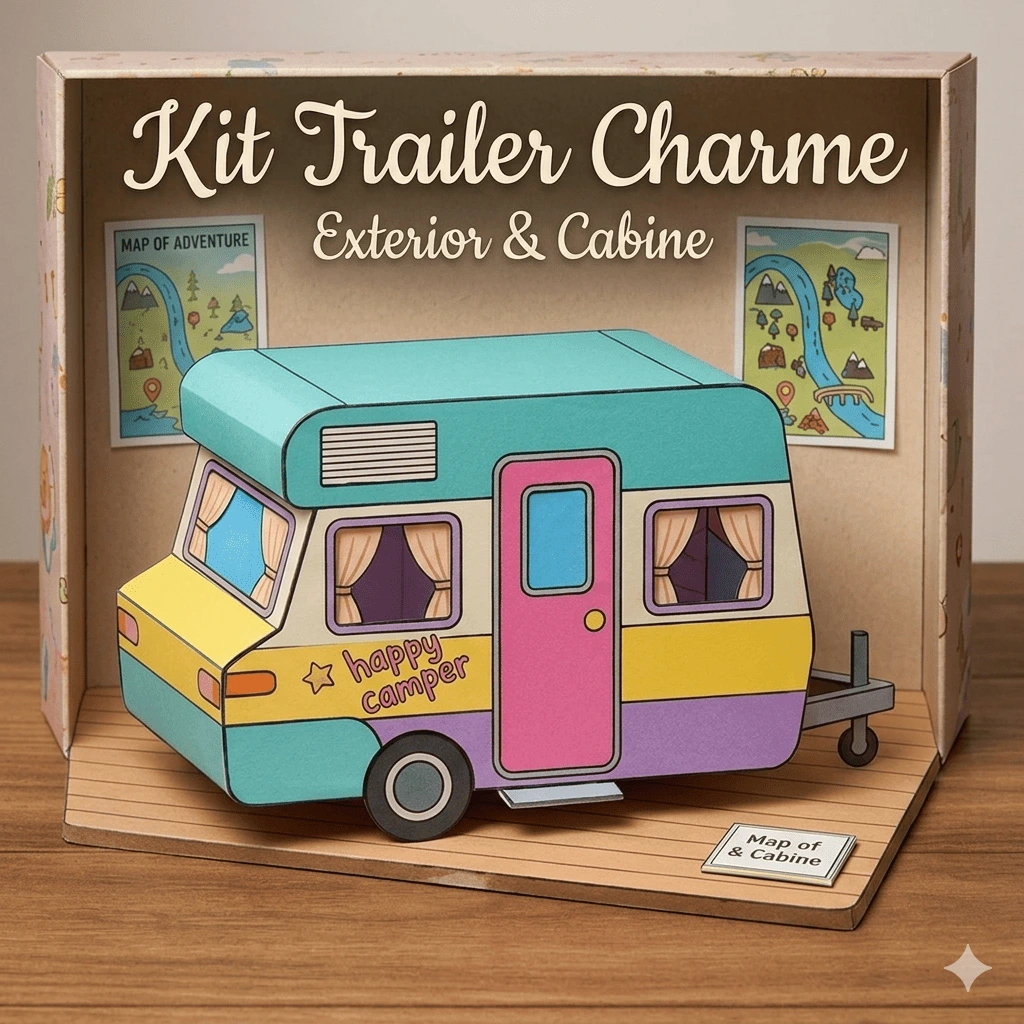 Bônus Kit Trailer Charme de papel para imprimir